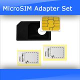 Micro SIM Karten Adapter mit Schnitt Klebe Folie, MicroSIM